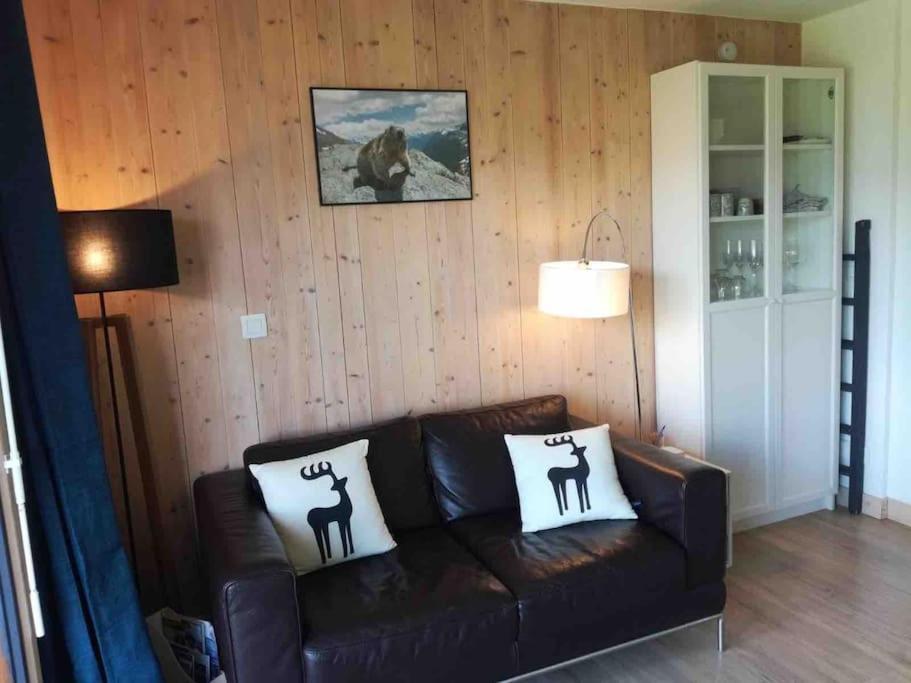 La Marmotte: Vue Mont Blanc, Terrasse, Parking Apartment Combloux Luaran gambar