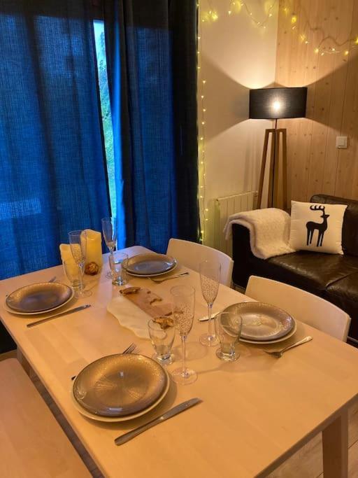 La Marmotte: Vue Mont Blanc, Terrasse, Parking Apartment Combloux Luaran gambar